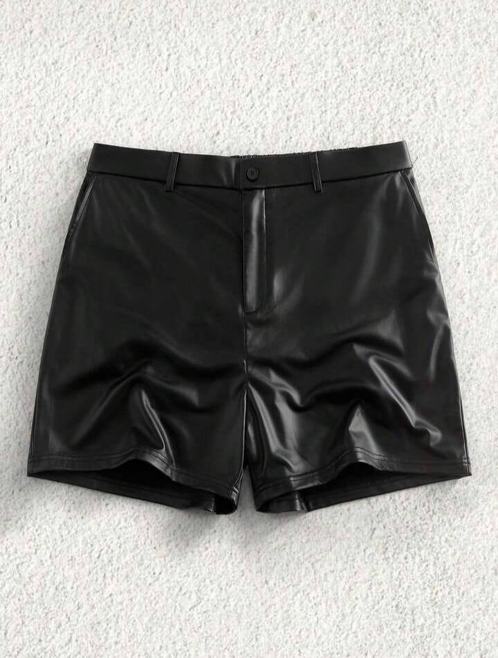 Midnight Luxe Faux Leather Shorts
